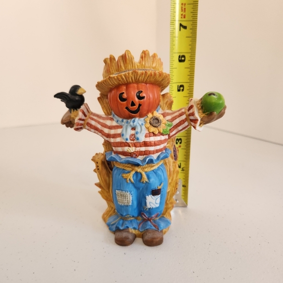 Partylite Scarecrow Reed Diffuser Holder Halloween Fall Pumpkin Home Decor Crow - Picture 11 of 11
